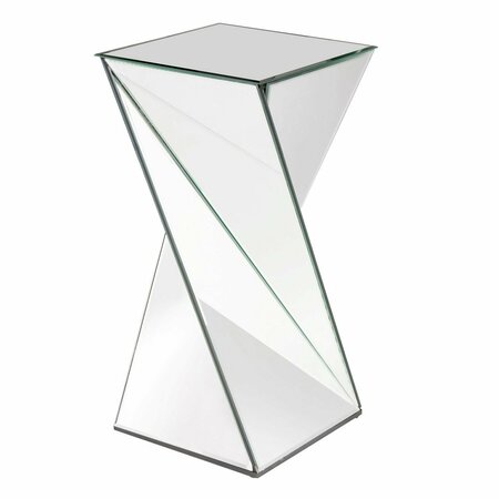 HOWARD ELLIOTT Twisted Mirrored End Table 11093